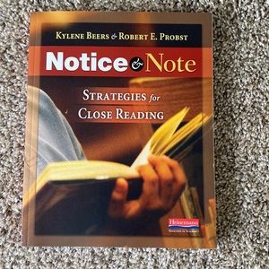 Notice & Note book